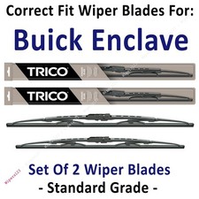 Wiper Blades 2-Pack Standard Wipers fits 2018+ Buick Enclave - 30240/200