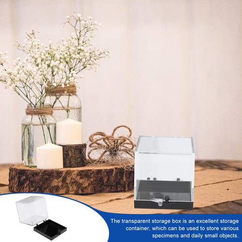 8 Teile/Set Probenbehälter eckig Vitrine Mineral Standard Vitrine - Bild 12 von 20