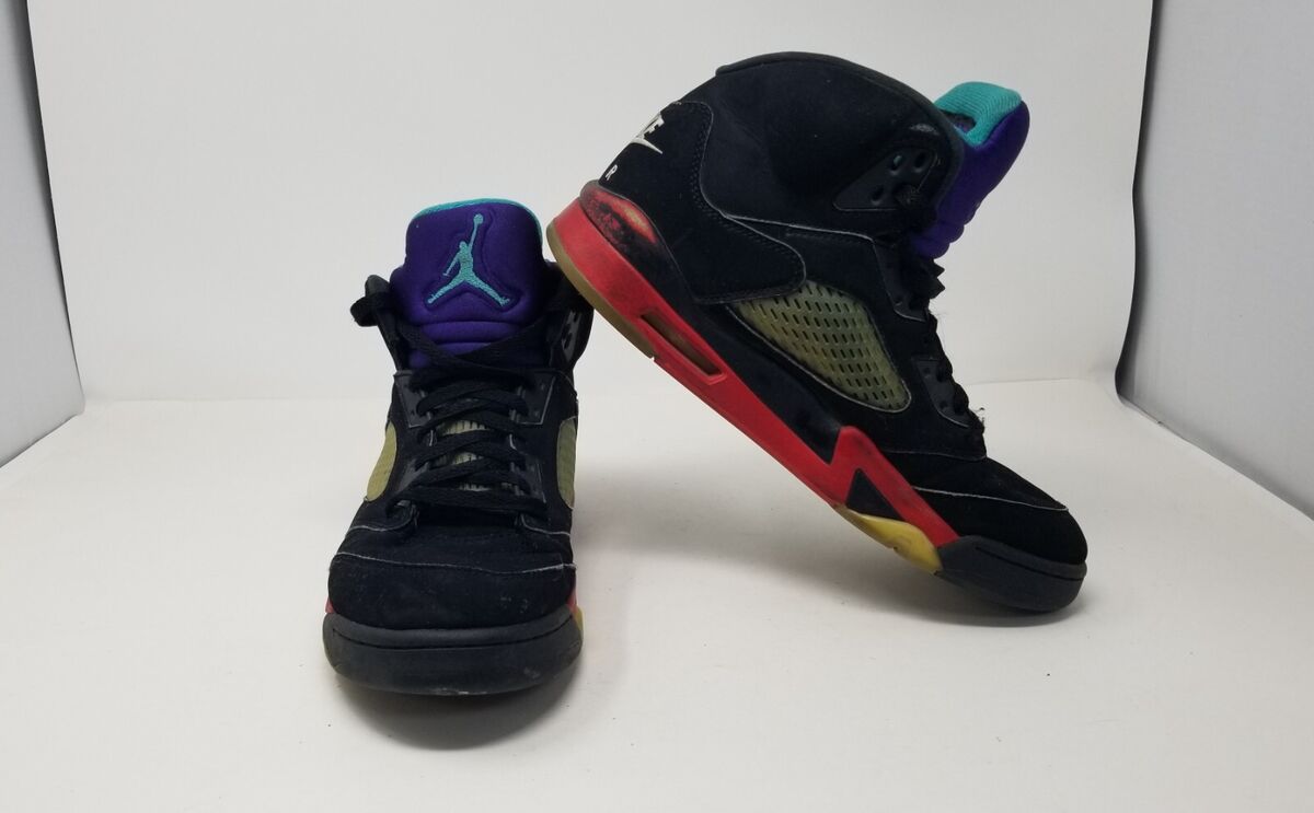 Nike Air Jordan 5 Retro Top 3 Grape Fire Red Metallic CZ1786-001 Size 9.5