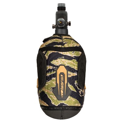 Housse De Bouteille De Paintball HK Army Hardline - Tiger Stripe, Pour 68ci-80ci, 4500 Psi - Neuve