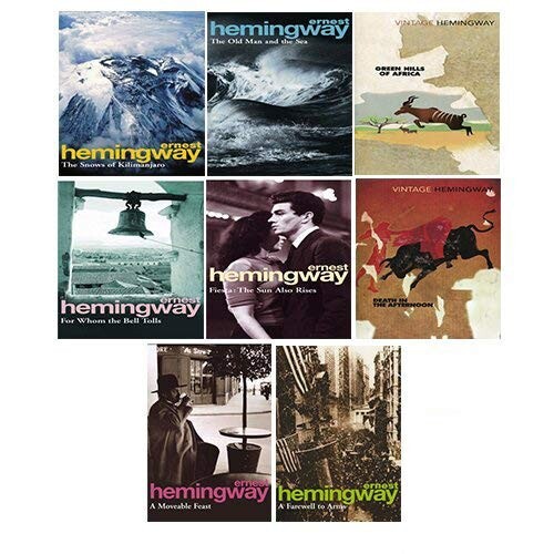 Ernest Hemingway A Farewell to Arms Vintage Classics 8 Books Collection Set