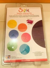 SIZZIX TEXTURZ STARTER KIT  FOR BIGKICK OR BIGSHOT MACHINES CARDS SCRAPBOOK 