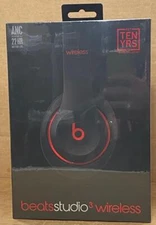 BEATS BY DR. DRE STUDIO 3 WIRELESS OVER-EAR HEADPHONES (DEFIANT BLACK / RED)