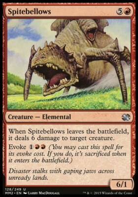 Magic the Gathering MTG Spitebellows (128) Modern Masters 2015   LP