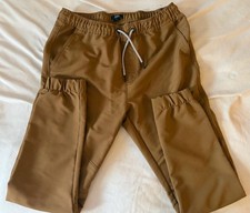 Boys Casual Jogger Pants With Zipper Pocket Drawstring Elastic Waist Sweatpants
