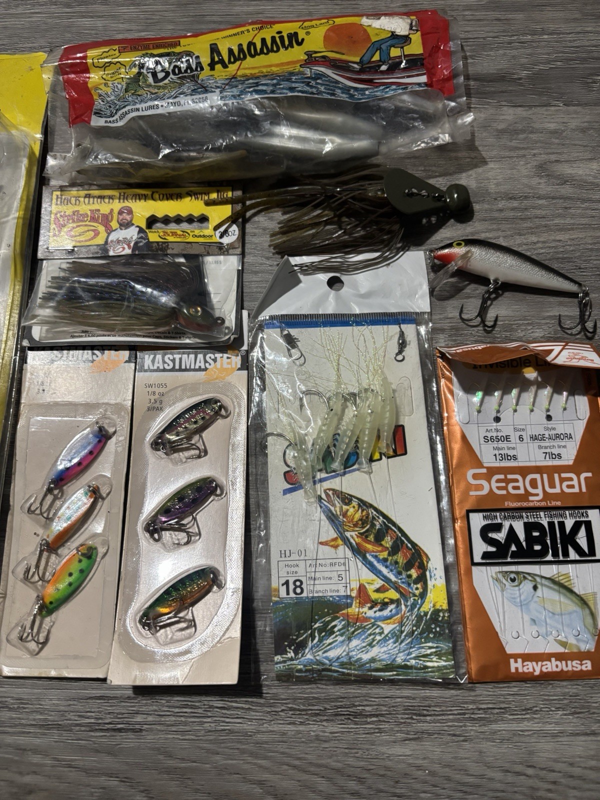 Fishing Lure Lot including Kastmaster, Rapala, Strike King, Bass Assassins Storm - Image 4