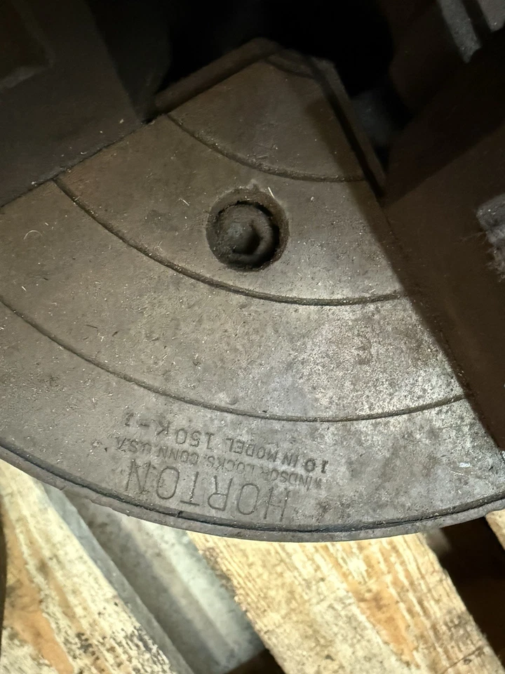 Horton 10 英寸 4 颚独立车床 Chuck 型号 150Y-4 美国重型 — 第 3/4 张图片