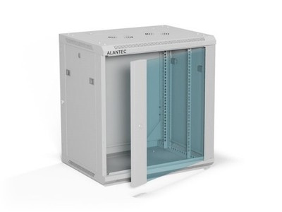5904204406468 ALANTEC 19''-Hängeschrank 12 HE 600 x 450, Farbe grau A-LAN