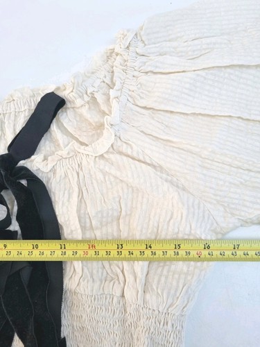 Urban Outfitters Bluse Kimchi blau meliert elfenbein Bluse Größe X Large, UVP 39£. - Bild 8 von 10