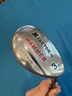 X Factor Hammer 3 Hybrid 20* Smartshaft Graphite golf club