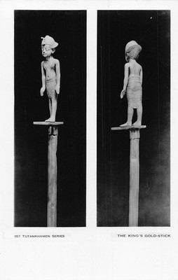 B461 Egyptian Artefact Tutankhamen Series The King's Golden postcard