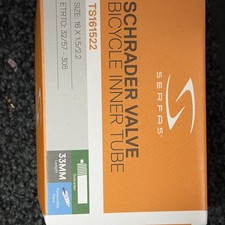 New Serfas Schrader Valve Bicycle Tube 16 X 1.5-2.2