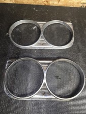196873 Datsun 510 Head Light Bezels Left Right Used