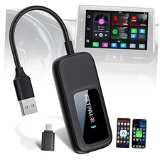 All-in-One Car Streaming Box Wireless CarPlay & Android Auto Adapter  Go, 