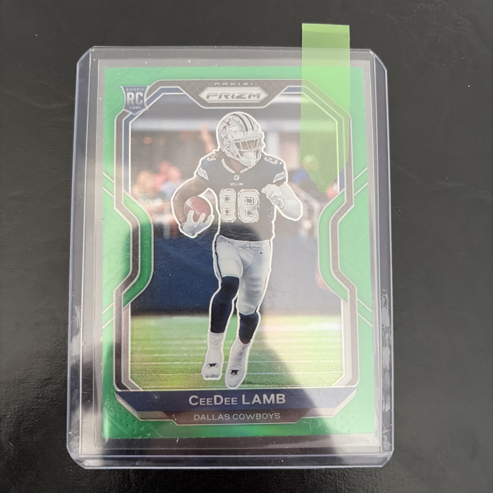 2020 Panini Prizm - Rookie CeeDee Lamb #334 Green Prizm (RC)