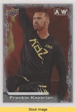 2022 Upper Deck AEW All Elite Wrestling Silver Foil Frankie Kazarian READ 0q1p