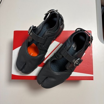 Nike Air Rift Leather Anthracite Metallic Silver Womens Mary Jane