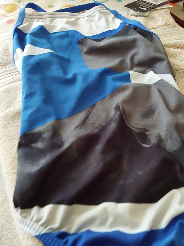 SPEEDO Girls 1 piece Swimsuit Cross Back Sz 26