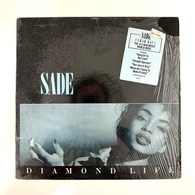 SADE Diamond Life LP Portrait 1985 IN SHRINK Hype Sticker