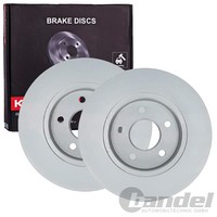 2X Kamoka Bremsscheiben 280Mm Voll Hinten Passend FÜR Ford Mondeo Jaguar S-TYPE