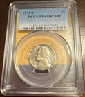 1973-S Jefferson Nickel Proof 5C PCGS PR69 DCAM Cert 32279631 — photo 1