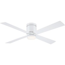 Fanimation Fans FPS8553MW Kwartet 52 inch Matte White Fan-Uni