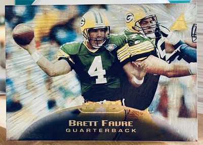 Brett Favre 1995 Pinnacle Trophy Collection Parallel #26 HOF Packers
