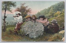 Little Sharpshooters Children Playing with Guns Tuck Rapholette Series 8011