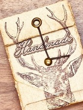 Must have for crafters "Handmade"  outline metal cutting dies set of 2 