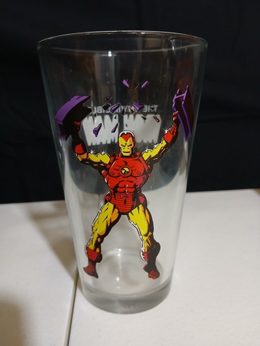 Marvel Toon Tumblers Pint Glass the Invincible Iron Man