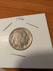 1936 P Philadelphia Buffalo Nickel High Grade About Unc