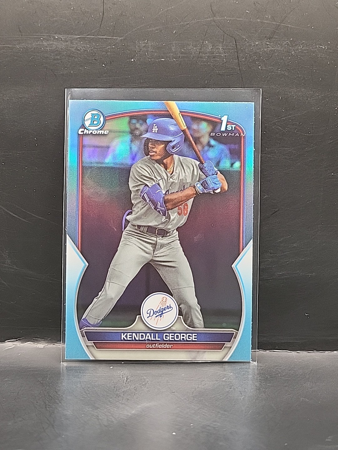 2023 Bowman Draft Chrome Kendall George 1st Sky Blue Refractor #BDC-190