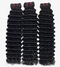 Deep Wave 18  Raw Indian human hair . 100 unprocessed
