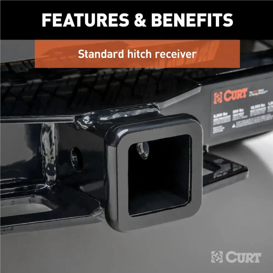 Curt Class 3 Steel 2" Receiver Trailer Hitch 13250 for Dodge Sprinter 2500 3500 Foto 4 de 4