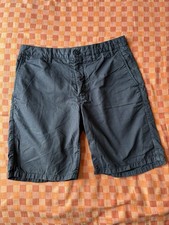Norse Projects Shorts Men's W30 Navy Regular AROS LIGHT TWILL 8in Chino