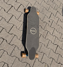 Madrid Smoothride Longboard Unisex Erwachsene blau Palmen-Design