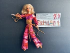Vintage 1970s LIVE ACTION BARBIE in Original Fringe Outfit Brown Flats & Booklet
