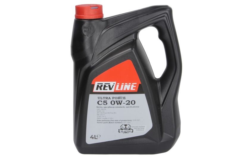 Fits REVLINE ULTRA F. C5 0W20 4L Engine Oil 0W20 4l ULTRA FORCE RUFC5 ⭐UK Stock⭐