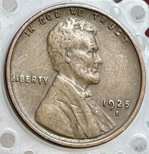1925-S Lincoln Cent XF~ AU Condition ~ COMBINED SHIPPING!