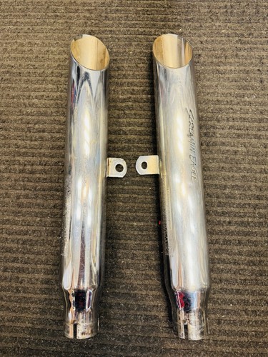 Harley Davidson Baloney Cut Mufflers 80013-97R XL “Screamin Eagle” - Picture 2 of 7