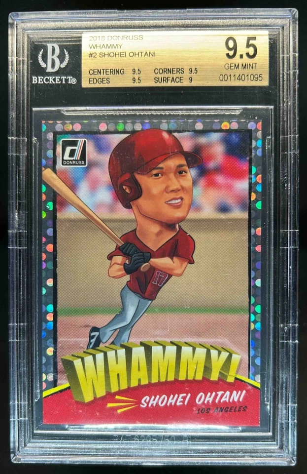 2018 Donruss Shohei Ohtani Whammy Rookie RC #W2 Angels BGS 9.5