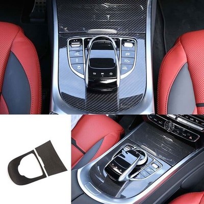 Gear Shift Dry Carbon Fiber Central Console For Benz G-Class 2019-22 Cover Trim
