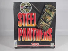 NEW, Sealed Steel Panthers PC MS DOS IBM BIG BOX Game CD SSI 1995