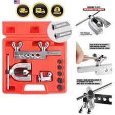 Flaring Tool Kit for Brake Line Brass Tubing 45 Degree Double Single Flare