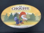 Vintage La CHOUFFE Metal Tin Belgium Beer Wall Bar Sign Plaque Gnome Mascot