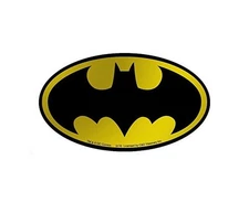 Stickers - C&D Visionary - DC Comics Batman Logo 5"x2.8" Gold Foil NEW Decal