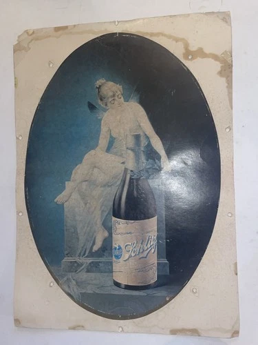 Vintage Large Schlitz Beer Sign Used Condition