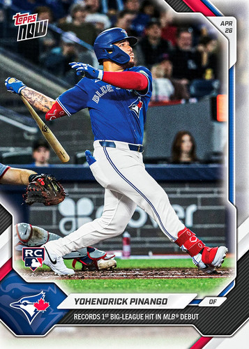 2026 Topps Now 127 Yohendrick Piñango