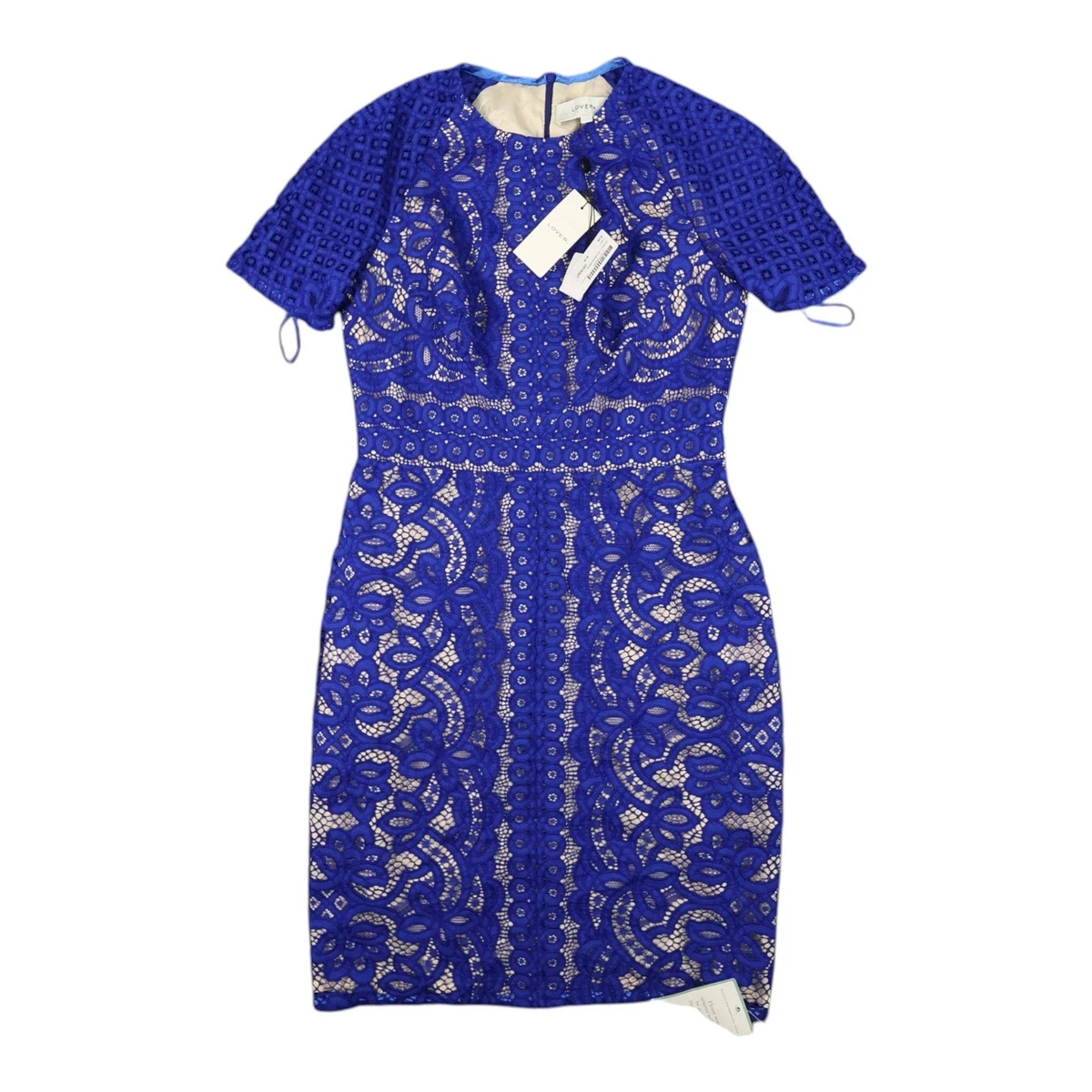 chinese dress ladies Summer Of Love Lace Trim Maxi Dress Blue main image 1