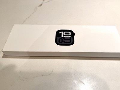 Apple Watch series 10, 45mm Black Aluminum Case, barely used, exclnt condition *